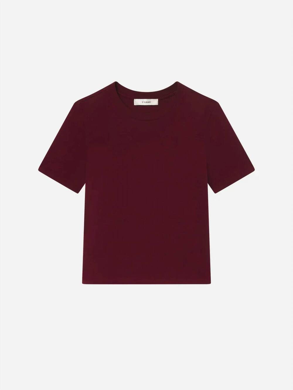NEW FRAME women's baby tee in pinot